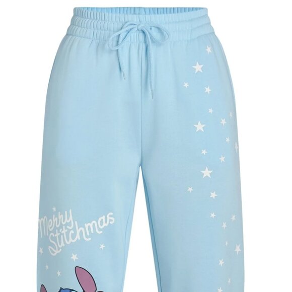Disney Stitch Christmas Loungewear Jogger Pants with Pockets - Picture 11 of 12